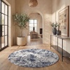 image:imageSAFAVIEH Amelia Collection Runner  22 x 8 Charcoal amp Ivory Modern Abstract Design NonShedding amp Easy Care Ideal for The Living Room Dining Bedroom ALA705HIvoryNavy
