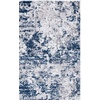 image:imageSAFAVIEH Amelia Collection Runner  22 x 8 Charcoal amp Ivory Modern Abstract Design NonShedding amp Easy Care Ideal for The Living Room Dining Bedroom ALA705HIvoryNavy