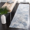 image:imageSAFAVIEH Amelia Collection Runner  22 x 8 Charcoal amp Ivory Modern Abstract Design NonShedding amp Easy Care Ideal for The Living Room Dining Bedroom ALA705HGreyIvory