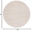 image:imageSAFAVIEH Area Rug 5x8  Natura Collection  Beige amp Ivory Handmade Wool Blend Textured Design Ideal for Living Room Bedroom Dining Space NAT425BGreyIvory