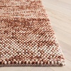image:imageSAFAVIEH Area Rug 5x8  Natura Collection  Beige amp Ivory Handmade Wool Blend Textured Design Ideal for Living Room Bedroom Dining Space NAT425BRustBrown