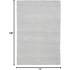 image:imageSAFAVIEH Area Rug 5x8  Natura Collection  Beige amp Ivory Handmade Wool Blend Textured Design Ideal for Living Room Bedroom Dining Space NAT425BSilver