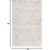image:imageSAFAVIEH Area Rug 8x10  Abstract Collection  Large  Brown amp Ivory Handmade Wool Ideal for Living Room Bedroom Office Dining Space ABT275TLight Blue  Ivory