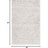 image:imageSAFAVIEH Area Rug 8x10  Abstract Collection  Large  Brown amp Ivory Handmade Wool Ideal for Living Room Bedroom Office Dining Space ABT275TLight Blue  Ivory