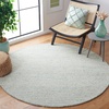 image:imageSAFAVIEH Area Rug 8x10  Abstract Collection  Large  Green amp Ivory Handmade Wool Ideal for Living Room Bedroom Office Dining Space ABT484YGreenIvory