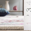 image:imageSAFAVIEH Area Rug 8x10  Bellagio Collection  Large  Blue amp Pink Handmade Wool Medallion Design Ideal for Living Room Bedroom Office Dining Space BLG535MIvory