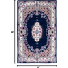 image:imageSAFAVIEH Area Rug 8x10  Bellagio Collection  Large  Blue amp Pink Handmade Wool Medallion Design Ideal for Living Room Bedroom Office Dining Space BLG535MNavyIvory