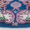 image:imageSAFAVIEH Area Rug 8x10  Bellagio Collection  Large  Blue amp Pink Handmade Wool Medallion Design Ideal for Living Room Bedroom Office Dining Space BLG535MPinkIvory