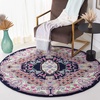 image:imageSAFAVIEH Area Rug 8x10  Bellagio Collection  Large  Blue amp Pink Handmade Wool Medallion Design Ideal for Living Room Bedroom Office Dining Space BLG535MNavyIvory