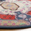 image:imageSAFAVIEH Area Rug 8x10  Bellagio Collection  Large  Blue amp Pink Handmade Wool Medallion Design Ideal for Living Room Bedroom Office Dining Space BLG535MIvoryPink