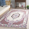 image:imageSAFAVIEH Area Rug 8x10  Bellagio Collection  Large  Blue amp Pink Handmade Wool Medallion Design Ideal for Living Room Bedroom Office Dining Space BLG535MIvory