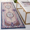 image:imageSAFAVIEH Area Rug 8x10  Bellagio Collection  Large  Blue amp Pink Handmade Wool Medallion Design Ideal for Living Room Bedroom Office Dining Space BLG535MPinkIvory