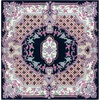 image:imageSAFAVIEH Area Rug 8x10  Bellagio Collection  Large  Blue amp Pink Handmade Wool Medallion Design Ideal for Living Room Bedroom Office Dining Space BLG535MNavyIvory