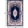 image:imageSAFAVIEH Area Rug 8x10  Bellagio Collection  Large  Blue amp Pink Handmade Wool Medallion Design Ideal for Living Room Bedroom Office Dining Space BLG535MNavyIvory