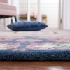 image:imageSAFAVIEH Area Rug 8x10  Bellagio Collection  Large  Blue amp Pink Handmade Wool Medallion Design Ideal for Living Room Bedroom Office Dining Space BLG535MPinkIvory