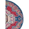 image:imageSAFAVIEH Area Rug 8x10  Bellagio Collection  Large  Blue amp Pink Handmade Wool Medallion Design Ideal for Living Room Bedroom Office Dining Space BLG535MIvoryPink