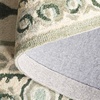 image:imageSAFAVIEH Area Rug 8x10  Earthly Treasure Collection  Large  Ivory amp Grey Handmade Wool Ideal for Living Room Bedroom Dining Space ET215FIvorySage