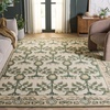 image:imageSAFAVIEH Area Rug 8x10  Earthly Treasure Collection  Large  Ivory amp Grey Handmade Wool Ideal for Living Room Bedroom Dining Space ET215FIvorySage