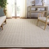 image:imageSAFAVIEH Area Rug 8x10  Natura Collection  Large  Scandinavian Design Ivory Handmade Wool Blend Ideal for Living Room Bedroom Dining Space NAT138AIvory