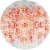 image:imageSAFAVIEH Bahia Collection Area Rug  55 x 77 Light Blue amp Red Boho Overdyed Design NonShedding amp Easy Care Machine Washable Ideal for High Traffic Areas in Living Room Bedroom BAH164JLight BlueRed