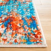 image:imageSAFAVIEH Bahia Collection Area Rug  55 x 77 Light Blue amp Red Boho Overdyed Design NonShedding amp Easy Care Machine Washable Ideal for High Traffic Areas in Living Room Bedroom BAH164JLight BlueRed