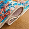 image:imageSAFAVIEH Bahia Collection Area Rug  55 x 77 Light Blue amp Red Boho Overdyed Design NonShedding amp Easy Care Machine Washable Ideal for High Traffic Areas in Living Room Bedroom BAH164JLight BlueRed