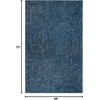 image:imageSAFAVIEH Ebony Collection Area Rug  5 x 8 Green Handmade Wool Ideal for The Living Room Bedroom Dining Room EBN750Y5Navy