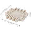 image:imageSAFAVIEH Home Collection  Mia Large Tray Tan Travertine Decorative Accent Modern GearEdge Design RDC4055ATan