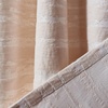 image:imageSAFAVIEH Home Collection Brynleigh Ivory 52 x 96inch Single Panel Window Treatment Grommet Top Curtain