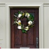 image:imageSAFAVIEH Home Collection Faux Artificial 24inch Dahlia amp Olive Decorative Wreath