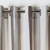image:imageSAFAVIEH Home Curtain Jara Assorted Beige SemiSheer 52 x 84 Grommet Window Drape PanelAssorted