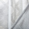 image:imageSAFAVIEH Home Curtain Kenji Charcoal Sheer 52 x 84 Grommet Window Drape PanelGrey