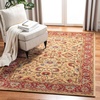 image:imageSAFAVIEH Mahal Collection Area Rug  51 Square Red amp Navy NonShedding amp Easy to Clean Traditional Persian Design Ideal for Living Room Bedroom Dining Space MAH693FRedNavy