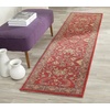 image:imageSAFAVIEH Mahal Collection Area Rug  51 Square Red amp Navy NonShedding amp Easy to Clean Traditional Persian Design Ideal for Living Room Bedroom Dining Space MAH693FRedNavy