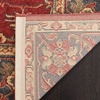image:imageSAFAVIEH Mahal Collection Area Rug  51 Square Red amp Navy NonShedding amp Easy to Clean Traditional Persian Design Ideal for Living Room Bedroom Dining Space MAH693FRedNavy