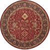 image:imageSAFAVIEH Mahal Collection Area Rug  51 Square Red amp Navy NonShedding amp Easy to Clean Traditional Persian Design Ideal for Living Room Bedroom Dining Space MAH693FRedNavy