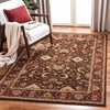 image:imageSAFAVIEH Mahal Collection Area Rug  51 Square Red amp Navy NonShedding amp Easy to Clean Traditional Persian Design Ideal for Living Room Bedroom Dining Space MAH693FRedNavy