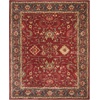 image:imageSAFAVIEH Mahal Collection Area Rug  51 Square Red amp Navy NonShedding amp Easy to Clean Traditional Persian Design Ideal for Living Room Bedroom Dining Space MAH693FRedNavy