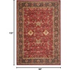image:imageSAFAVIEH Mahal Collection Area Rug  51 Square Red amp Navy NonShedding amp Easy to Clean Traditional Persian Design Ideal for Living Room Bedroom Dining Space MAH693FRedNavy
