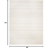 image:imageSAFAVIEH MicroLoop Collection Area Rug  9 x 12 Aqua amp Ivory Handmade Moroccan Boho Tribal Wool Ideal for High Traffic Areas in Living Room Bedroom MLP502KAquaIvory