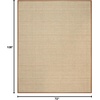 image:imageSAFAVIEH Natural Fiber Collection Area Rug  26 x 4 Natural amp Grey Seagrass Basketweave Pattern with Border NF114PNaturalBrown