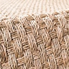 image:imageSAFAVIEH Natural Fiber Collection Area Rug  26 x 4 Natural amp Grey Seagrass Basketweave Pattern with Border NF114PNaturalDark Grey