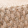 image:imageSAFAVIEH Natural Fiber Collection Area Rug  26 x 4 Natural amp Grey Seagrass Basketweave Pattern with Border NF114PNaturalDark Grey