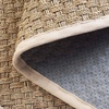 image:imageSAFAVIEH Natural Fiber Collection Area Rug  26 x 4 Natural amp Grey Seagrass Basketweave Pattern with Border NF114PNaturalIvory