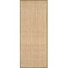 image:imageSAFAVIEH Natural Fiber Collection Area Rug  26 x 4 Natural amp Grey Seagrass Basketweave Pattern with Border NF114PNaturalOlive