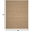 image:imageSAFAVIEH Natural Fiber Collection Runner Rug  26 x 10 Natural amp Grey Seagrass Herringbone Pattern with Border NF115PNaturalIvory