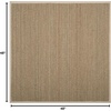 image:imageSAFAVIEH Natural Fiber Collection Runner Rug  26 x 10 Natural amp Grey Seagrass Herringbone Pattern with Border NF115PNaturalIvory