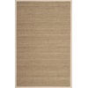 image:imageSAFAVIEH Natural Fiber Collection Runner Rug  26 x 10 Natural amp Grey Seagrass Herringbone Pattern with Border NF115PNaturalIvory