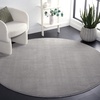 image:imageSAFAVIEH Revive Collection Area Rug  53 Square Charcoal NonShedding amp Easy to Clean Ideal for Living Room Bedroom Dining Space REV102HGrey