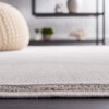 image:imageSAFAVIEH Revive Collection Area Rug  53 Square Charcoal NonShedding amp Easy to Clean Ideal for Living Room Bedroom Dining Space REV102HGrey
